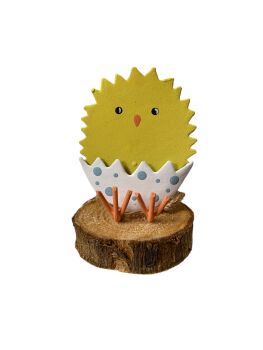 Chick in Spotty Shell Pants Ornament