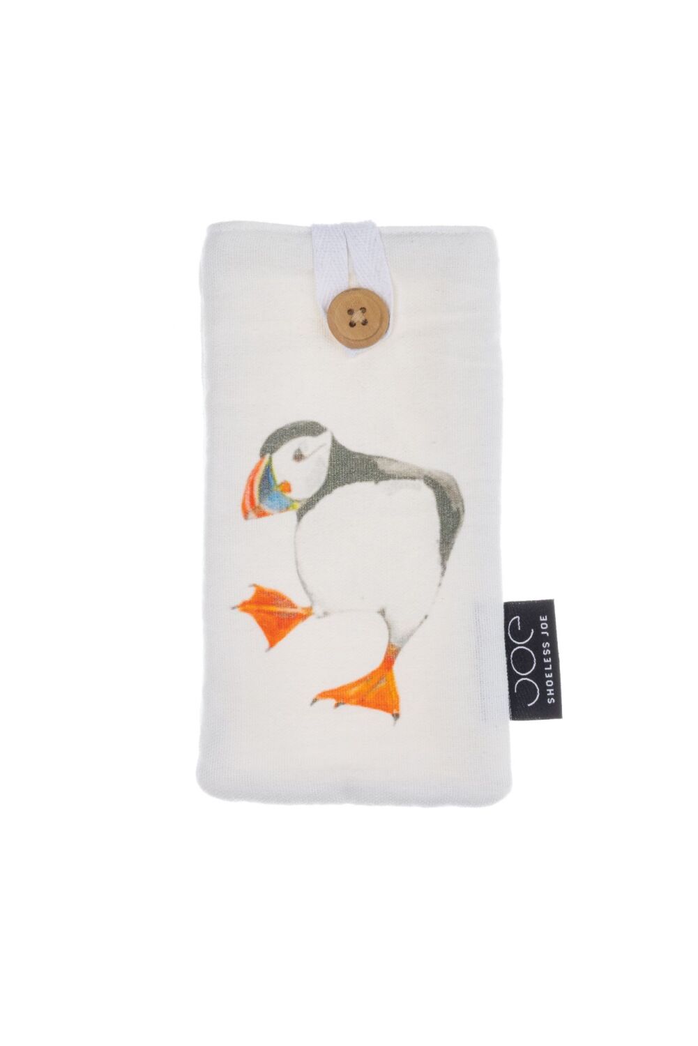 Puffin Fabric Glasses Case