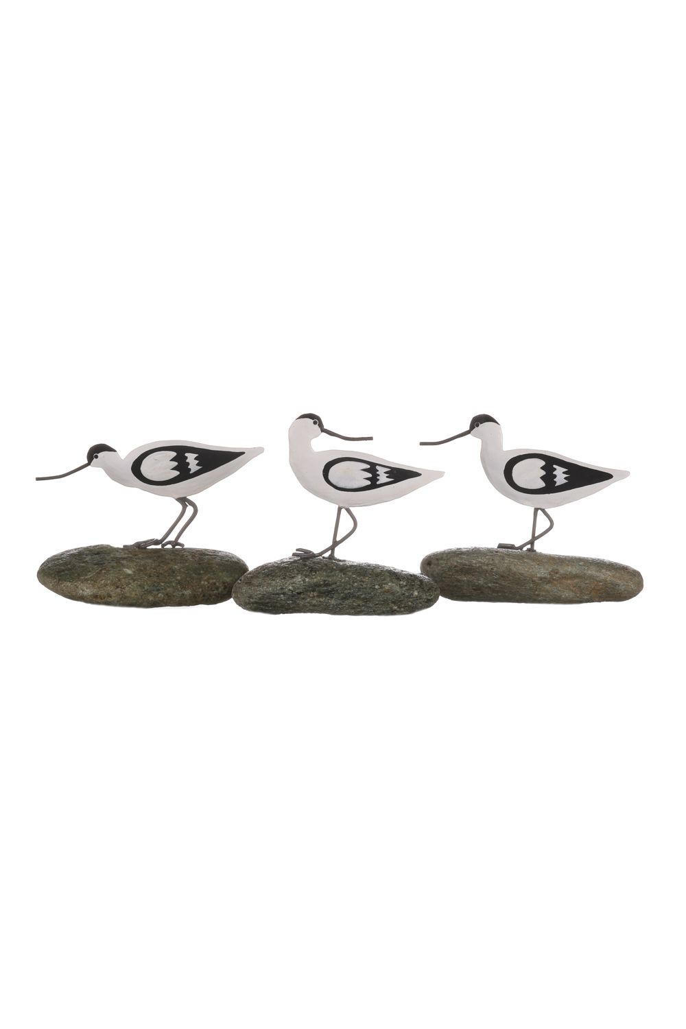Avocets on a Pebble Decoration