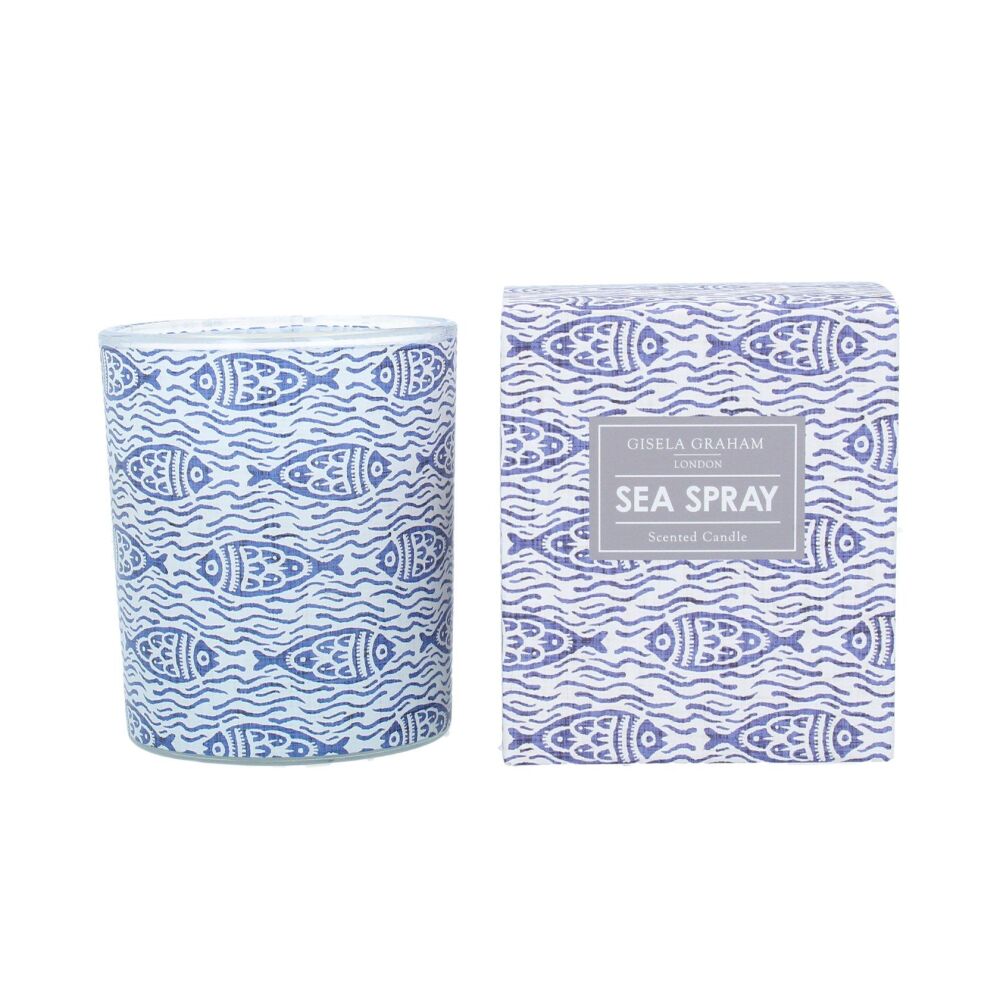 Gisela Graham Sea Spray Fish Design Candle