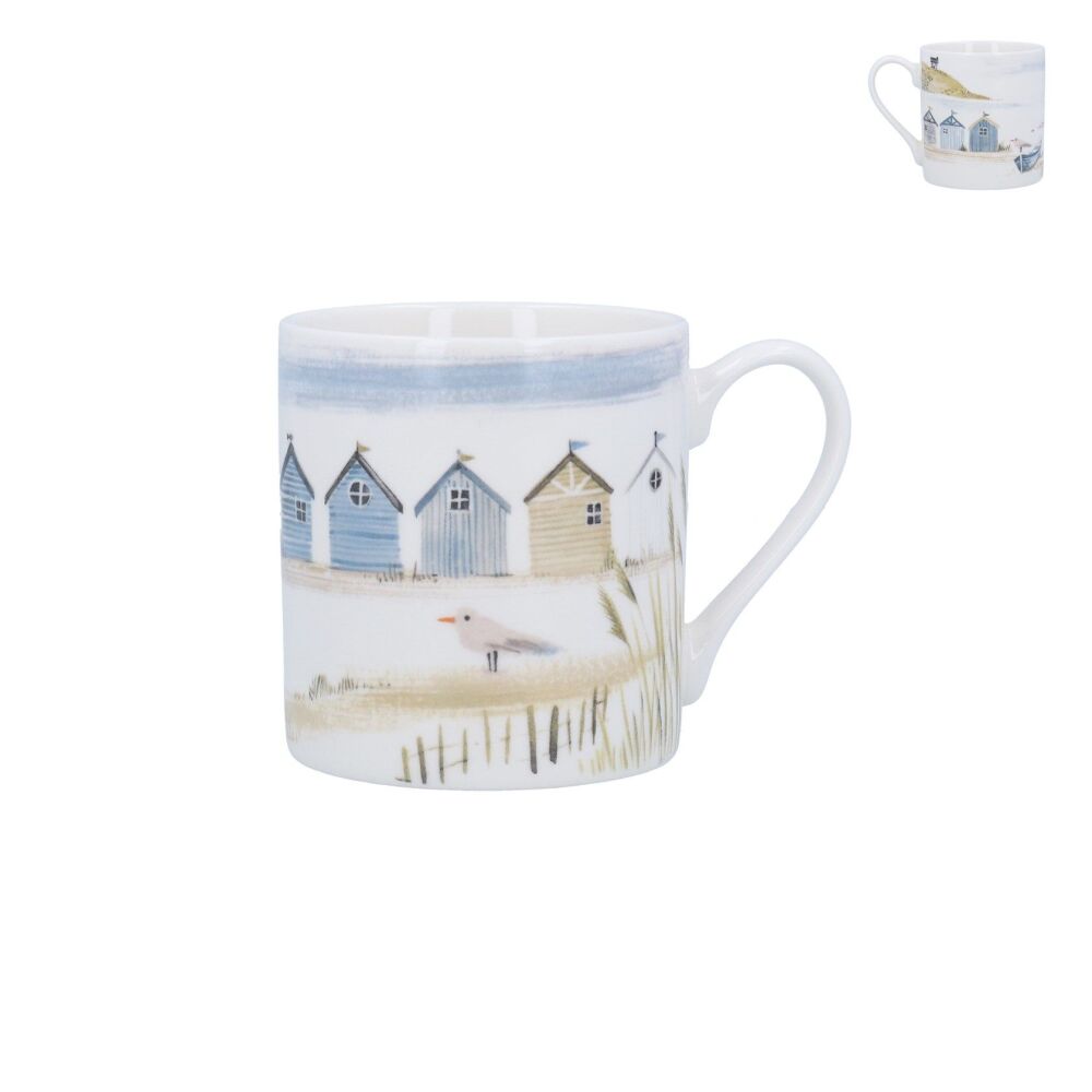 Gisela Graham Beach Huts China Mug