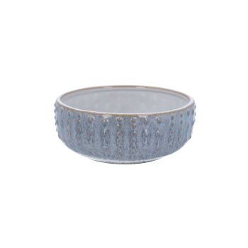 Gisela Graham Blue and White Textured Bowl