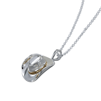 Cowboy Hat Pendant Necklace