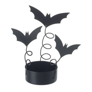 Metal Bat Tealight Holder