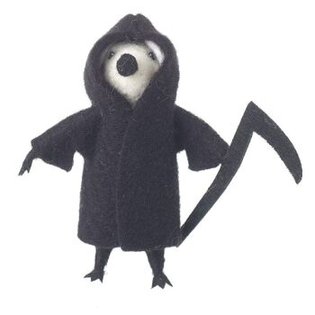 Felt Grim Reaper Mouse