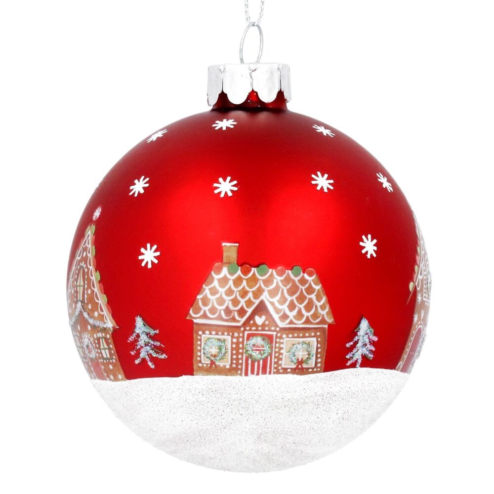 Gisela Graham Gingerbread House Bauble