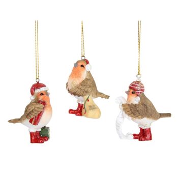 Gisela Graham Robins in Boots Decorations - Set of 3