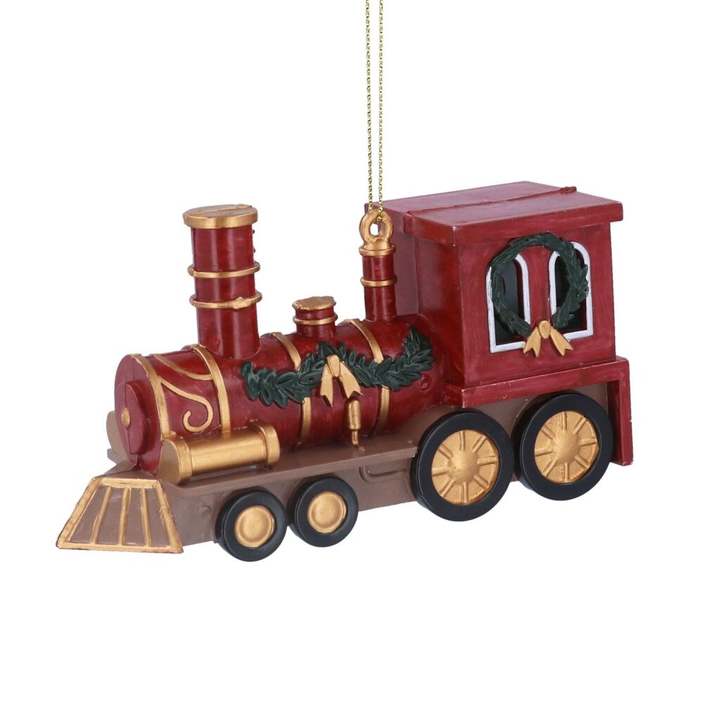 Gisela Graham Antiqued Train Decoration