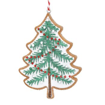 Gisela Graham Iced Gingerbread Tree