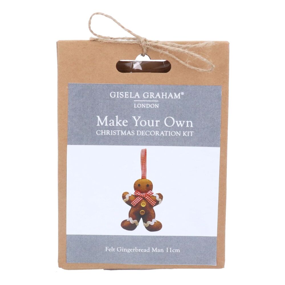 Gisela Graham Make Your Own Gingerbread Man Decoration Kit