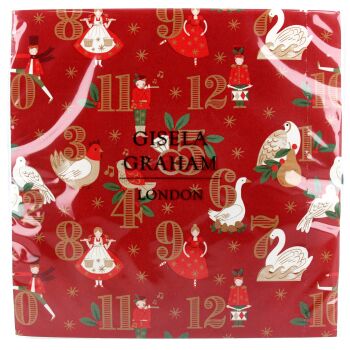 Gisela Graham 12 Days of Christmas Napkins - Pack of 20