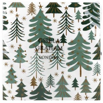 Gisela Graham Christmas Tree Napkins - Pack of 20