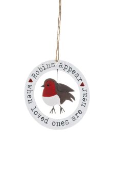 'Robins appear..' Ring Decoration