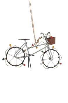 Bike with Fairy Lights Decoration