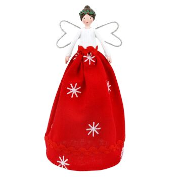 Gisela Graham Scandi Tree Top Fairy - Small