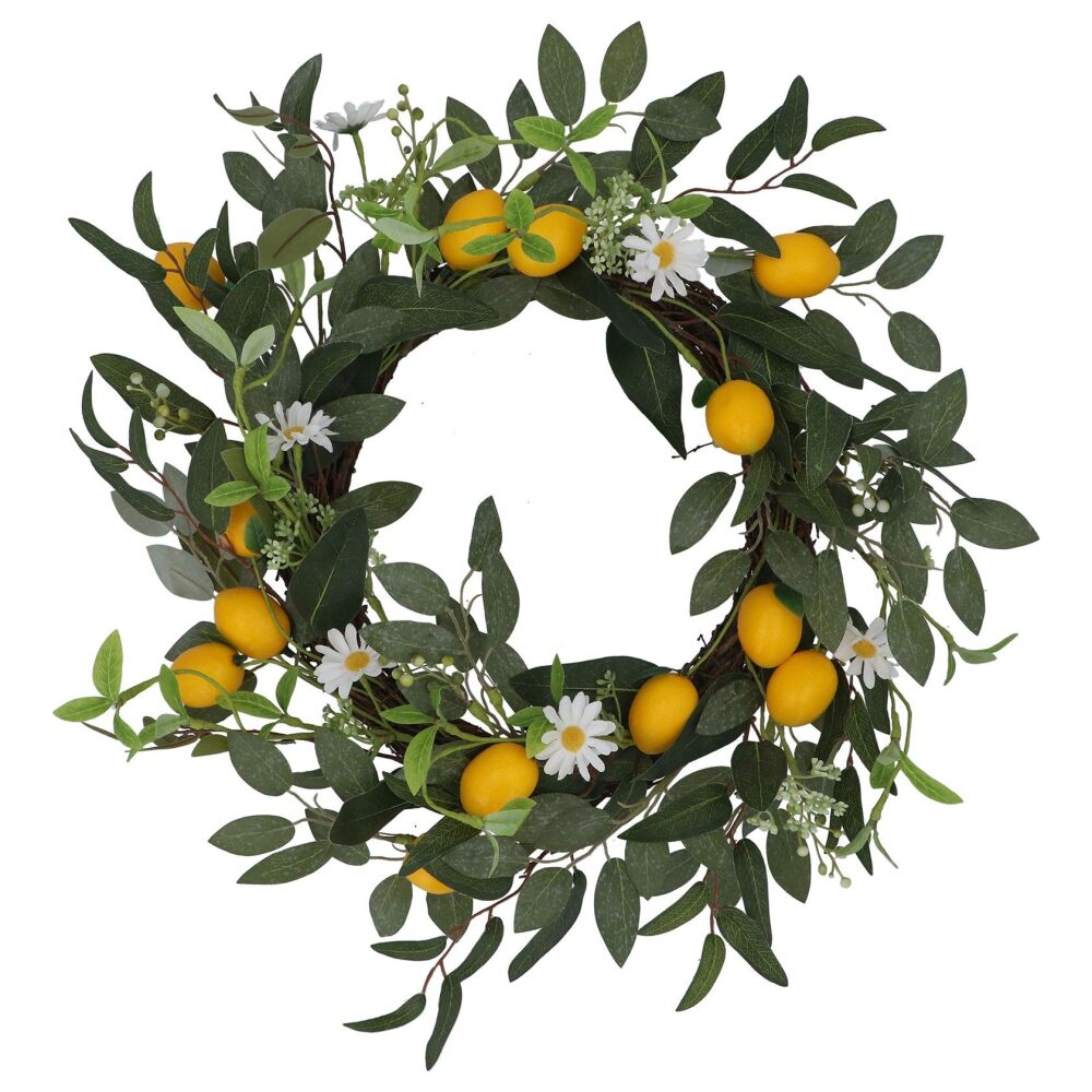 Gisela Graham Lemon and Daisy Wreath