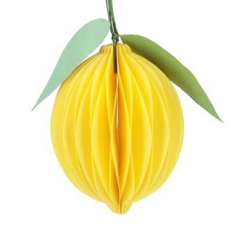 Gisela Graham Paper Lemon Decoration