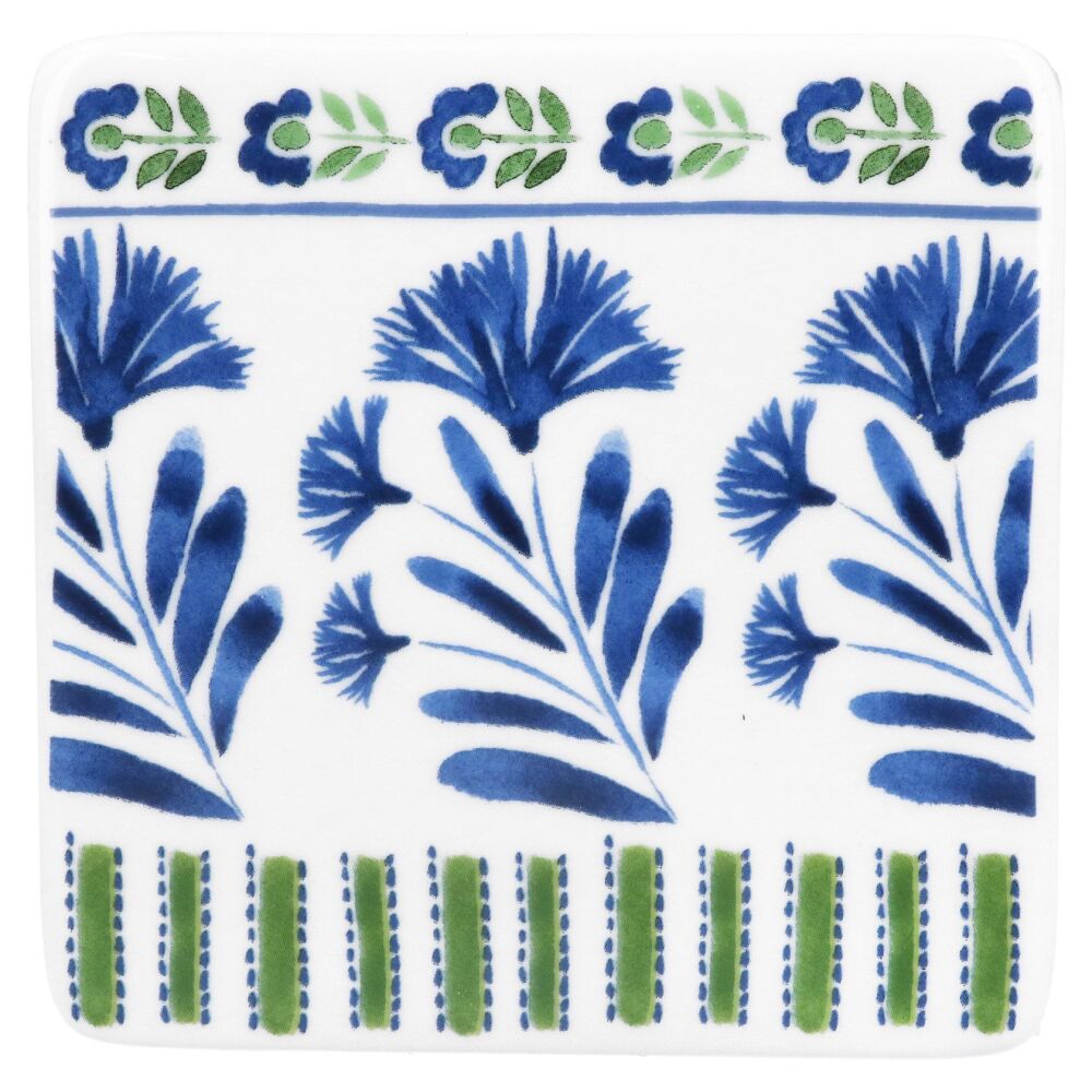Gisela Graham Country Flowers Porcelain Coaster