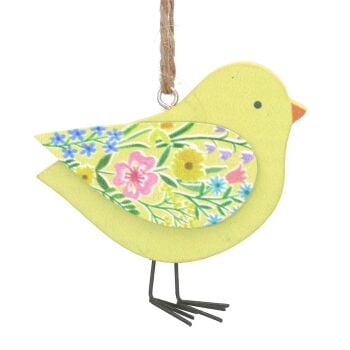 Gisela Graham Pastel Meadow Chick Decoration