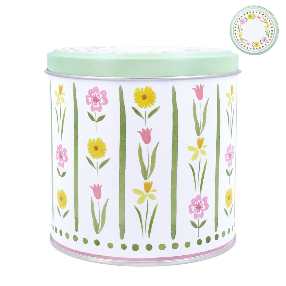 Gisela Graham Spring Meadow Metal Tin