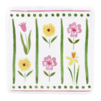 Gisela Graham Spring Meadow Porcelain Coaster