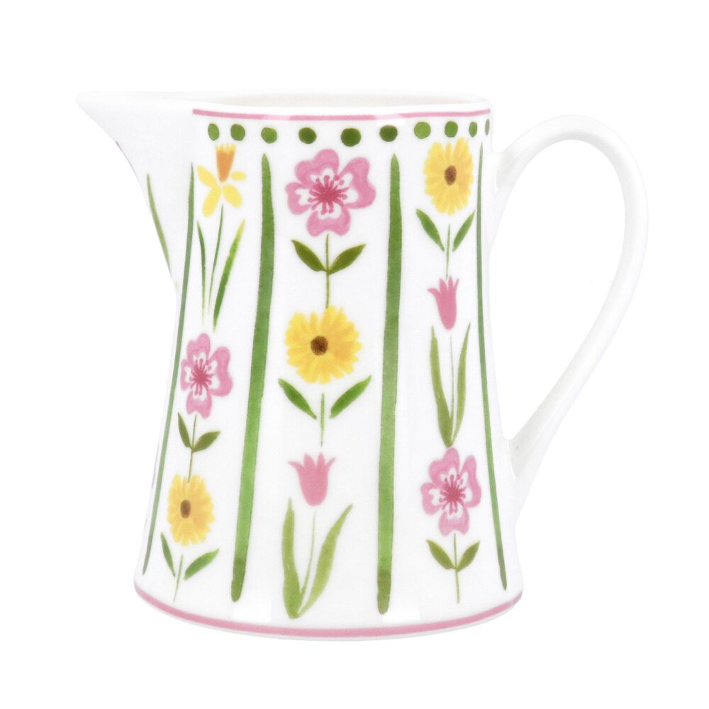 Gisela Graham Spring Meadow Bone China Jug