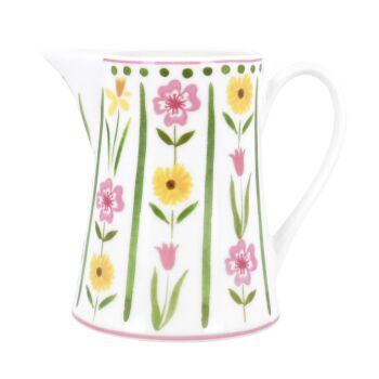 Gisela Graham Spring Meadow Bone China Jug