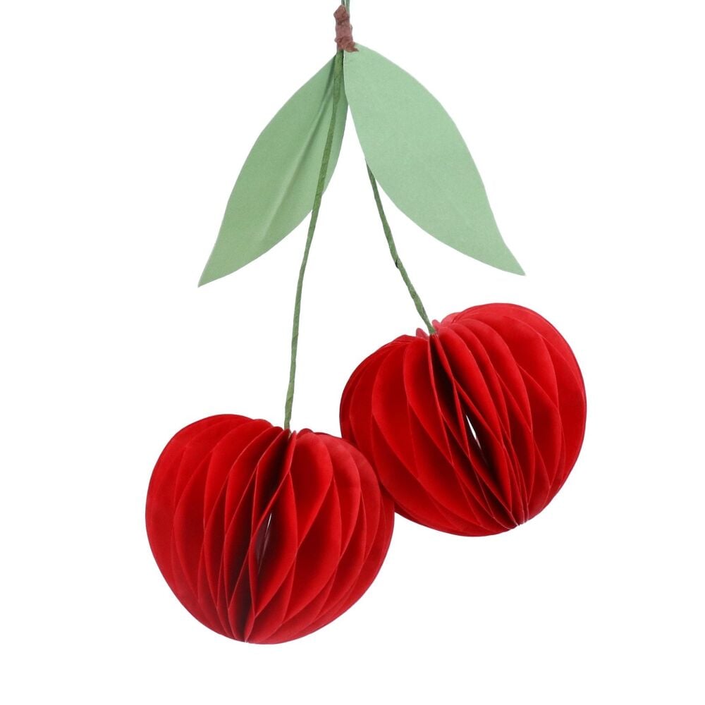 Gisela Graham Paper Cherry Decoration