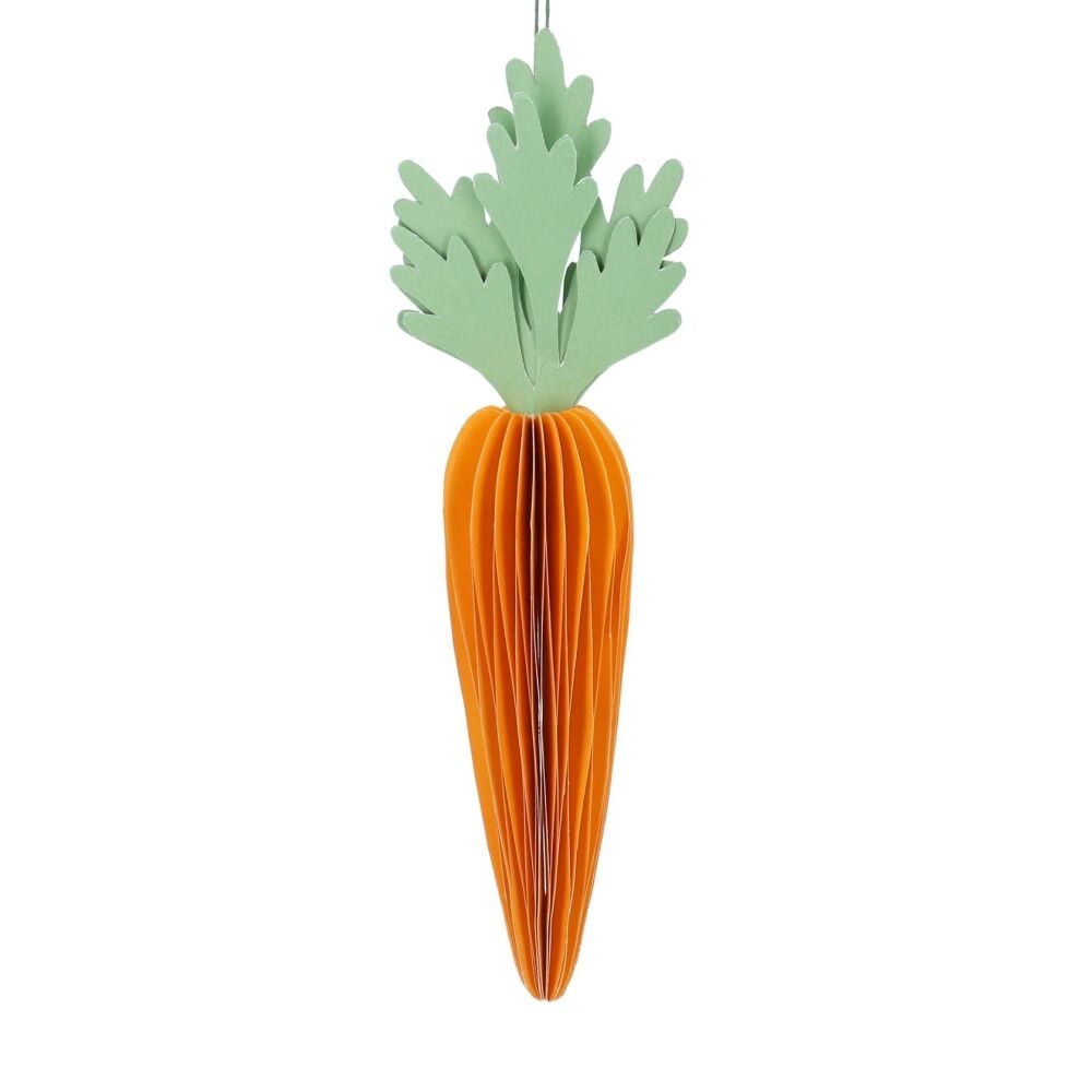 Gisela Graham Paper Carrot Decoration