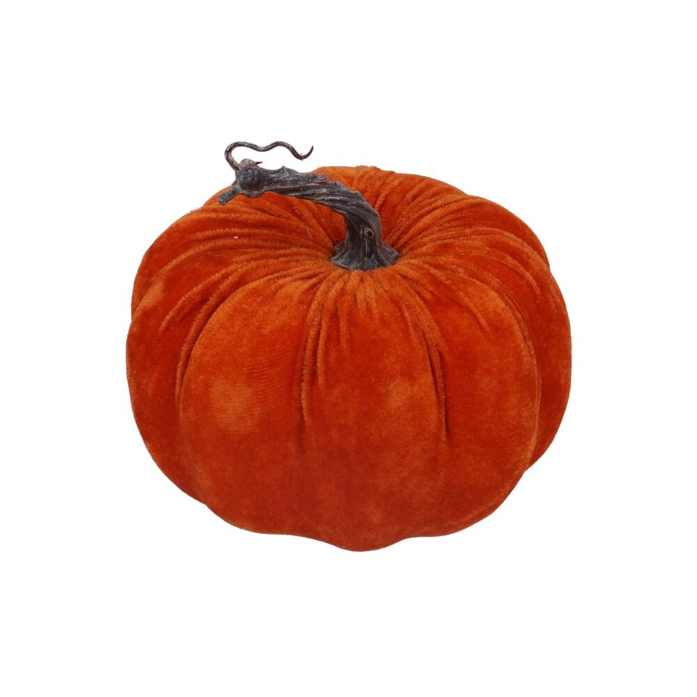 Velvet Pumpkin Ornament - Large