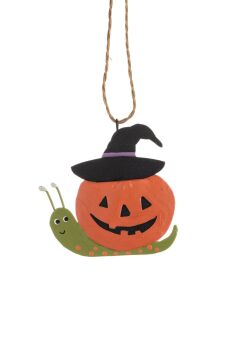 Hanging Pumpkin Snail Decoration