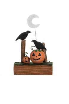 Crows on Halloween Ornament