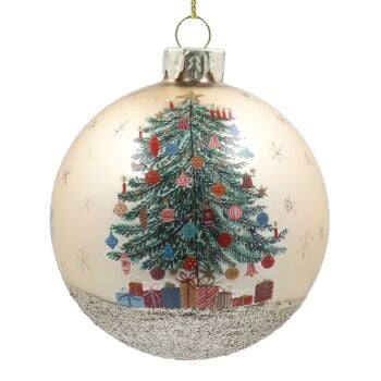 Matt Gold Christmas Tree Bauble