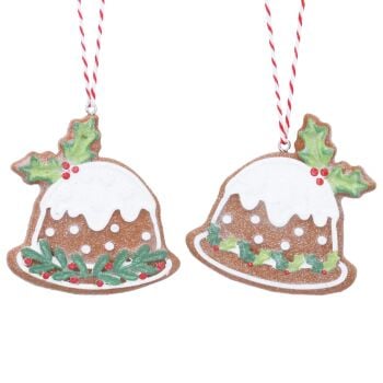 Gingerbread Christmas Pudding Decoration