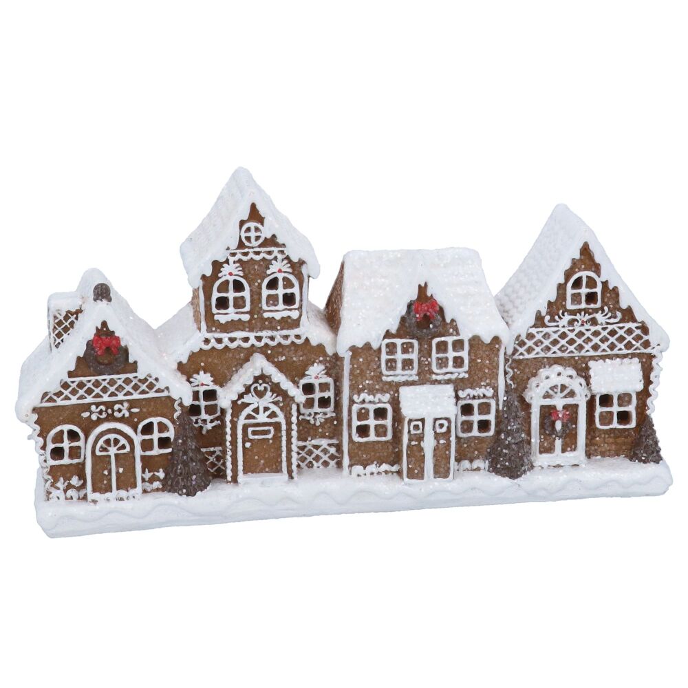Gingerbread Village Scene Ornament