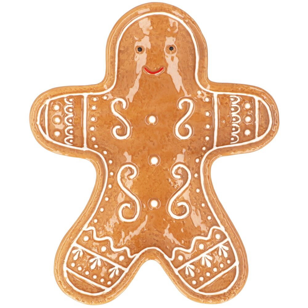 Gingerbread Man Shaped Dish