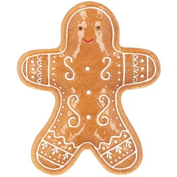 Gingerbread Man Shaped Dish