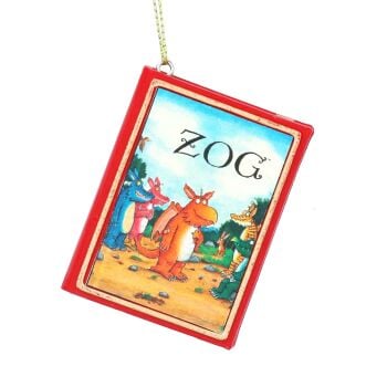 Resin Zog Book Decoration