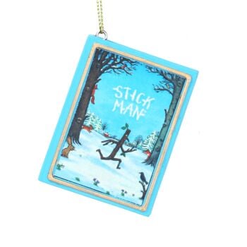 Resin Stick Man Book Decoration