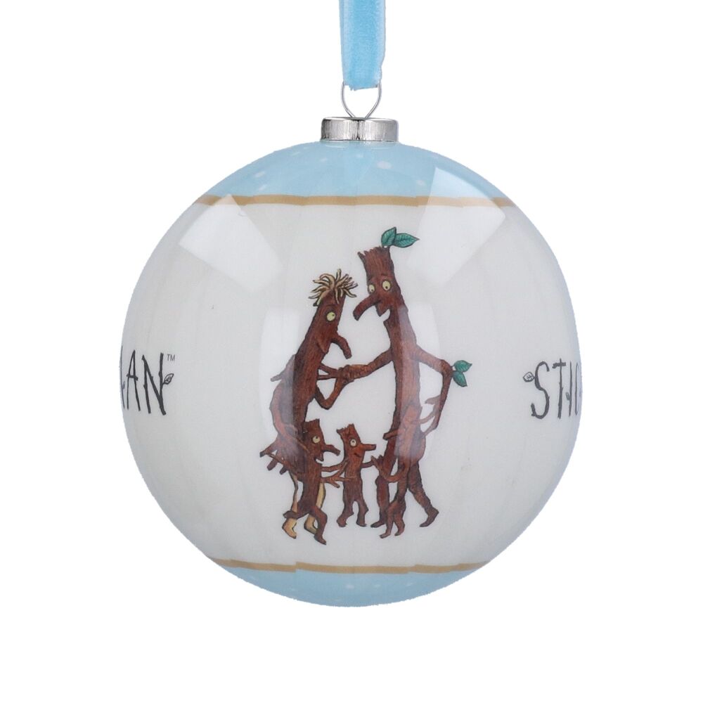 Stick Man Polyball Bauble Decoration