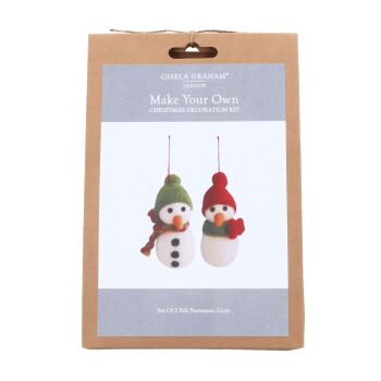 Gisela Graham Make your Own Snowmen Decorations Kit