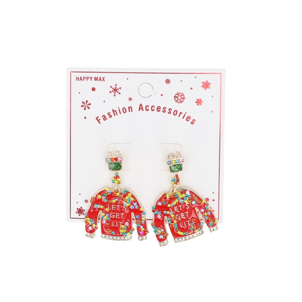 Novelty Christmas Jumper Earrings