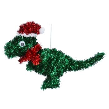 Tinsel T REX Decoration