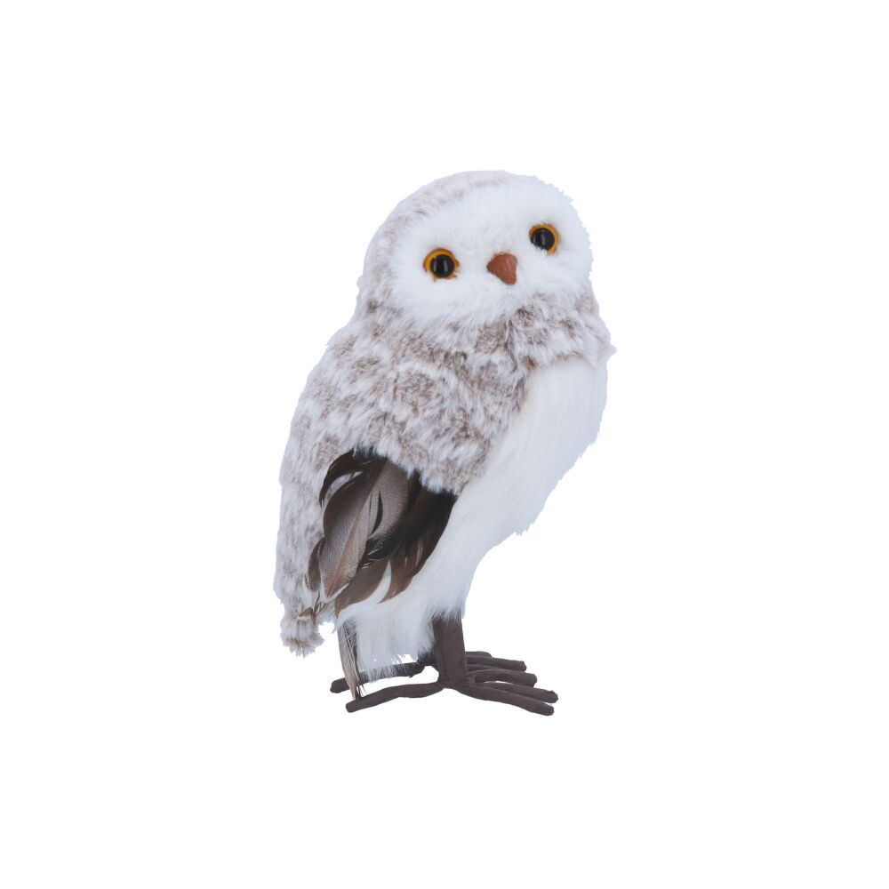 Winter Snowy Owl Decoration