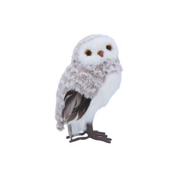 Winter Snowy Owl Decoration