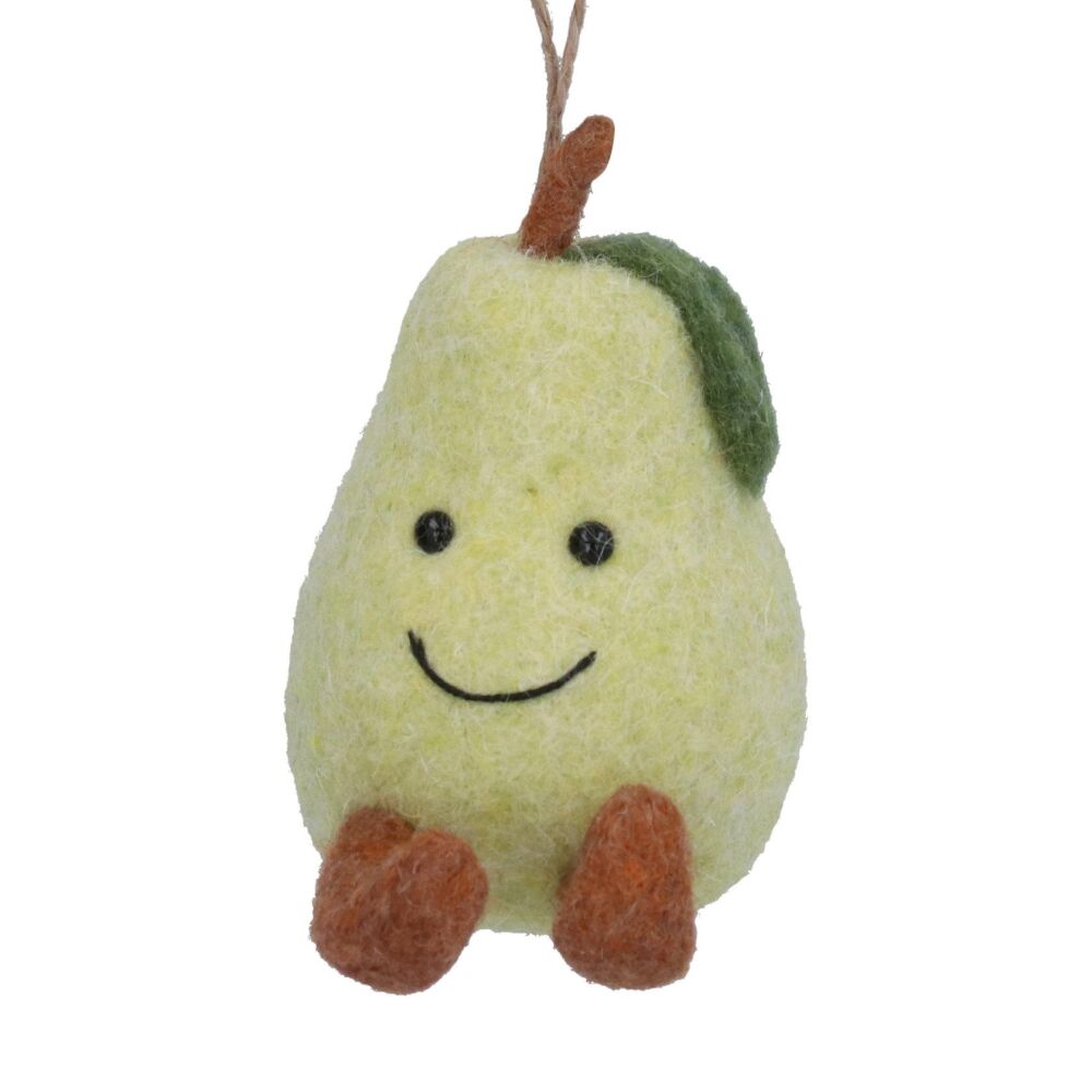 Wool Pear Hanging Decoration