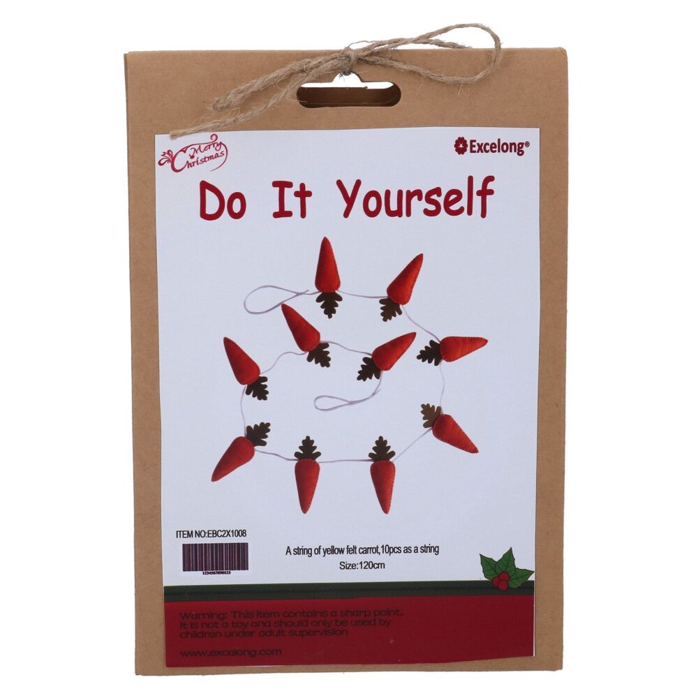 DIY Carrot Garland Kit