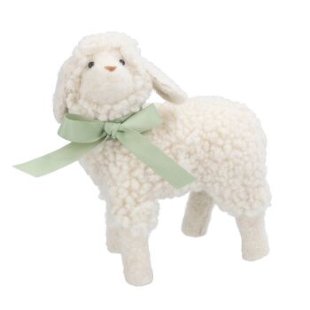 Fluffy Sheep Standing Decoration