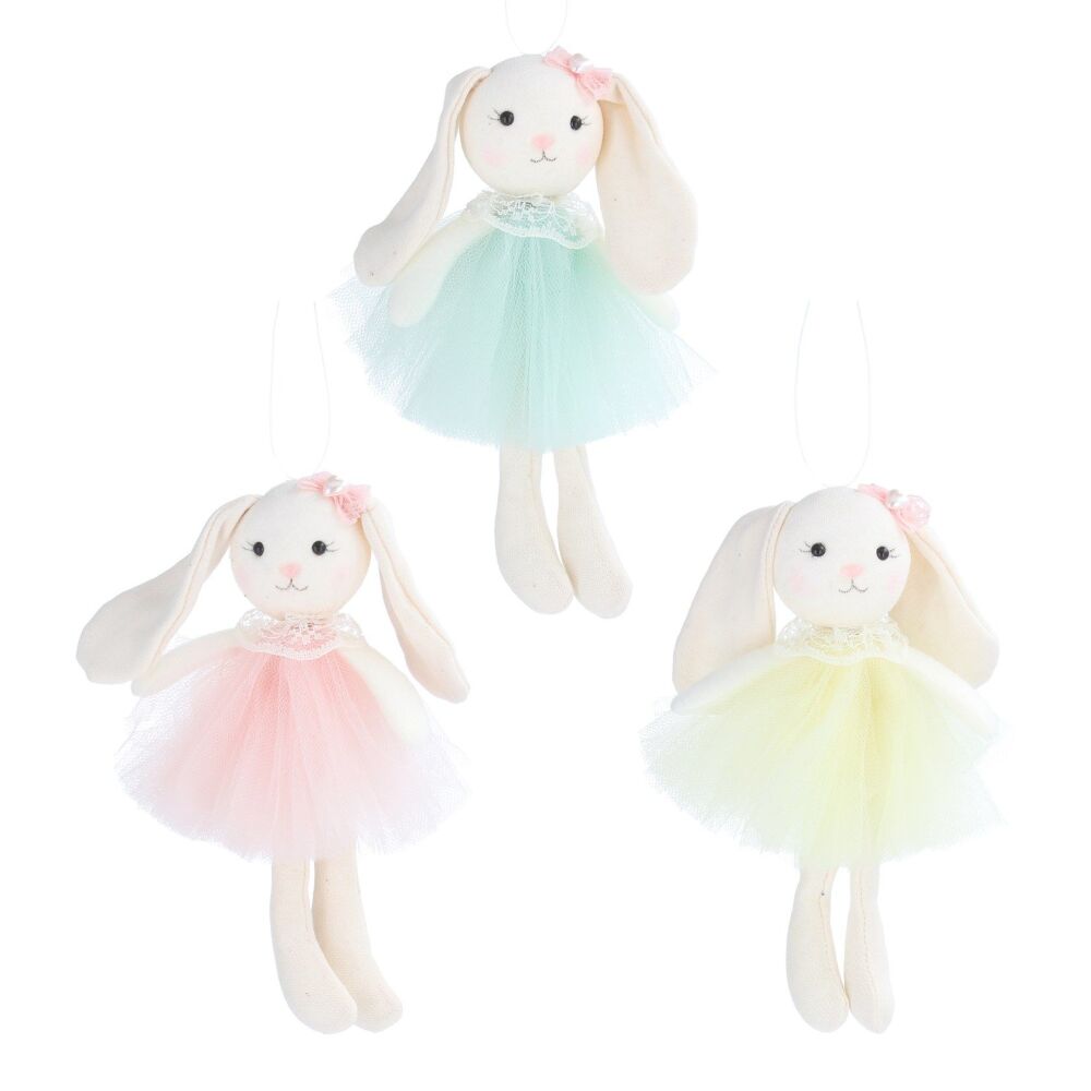 Ballerina Bunny Hanging Decoration