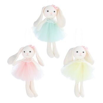 Ballerina Bunny Hanging Decoration
